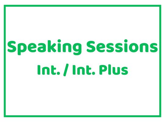 Speaking Sessions Int./Int. Plus
